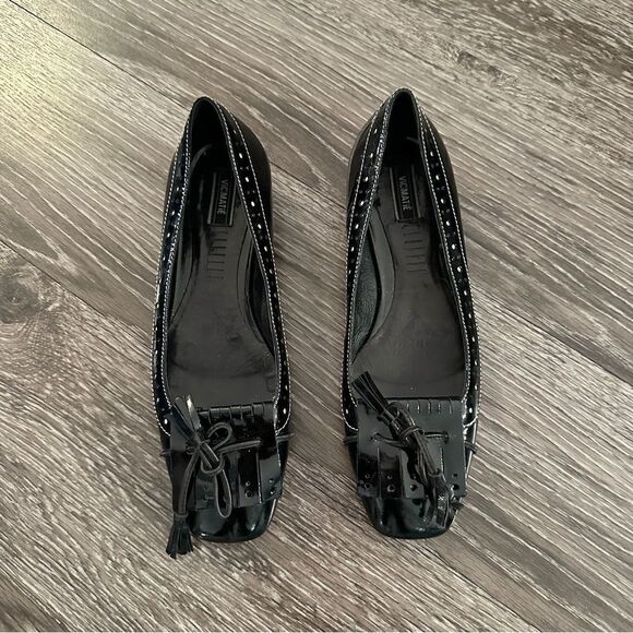 Vic Marie Patent Leather Flats - Picture 1 of 7